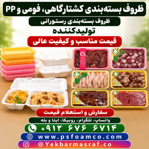تولید-انواع-ظروف-یکبار-مصرف-فومی-و-pp