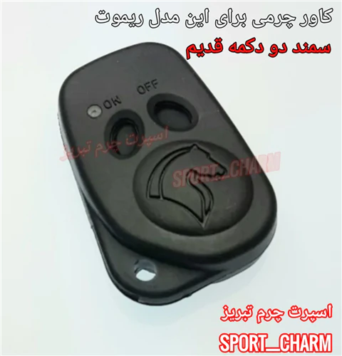 جاسوئیچی-وکاور-ریموت-چرمی-سمند-دو-دکمه-قدیم