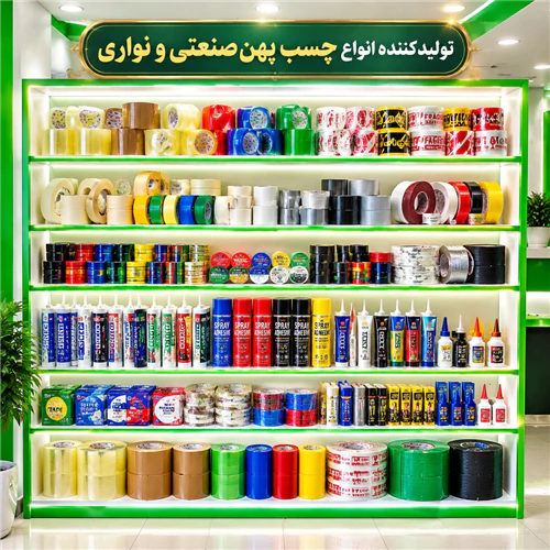 برتربن-تولید-کننده-انواع-چسب-های-پهن-و-نواری